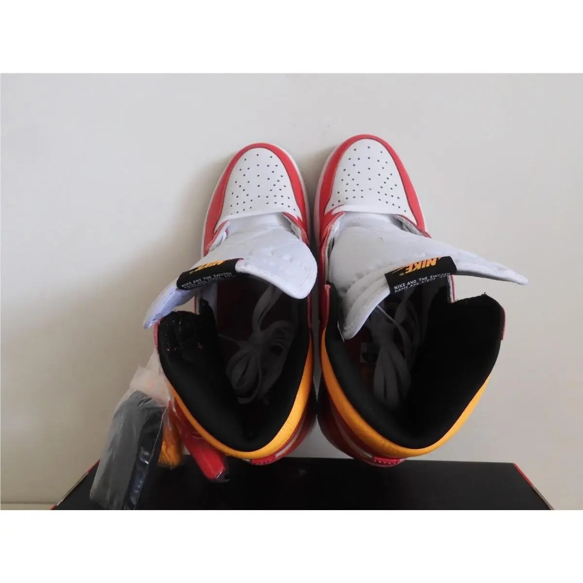 Nike shoes - Air Jordan 1 - Air - 555088-603 - Red (UPC: 194956641223) 4