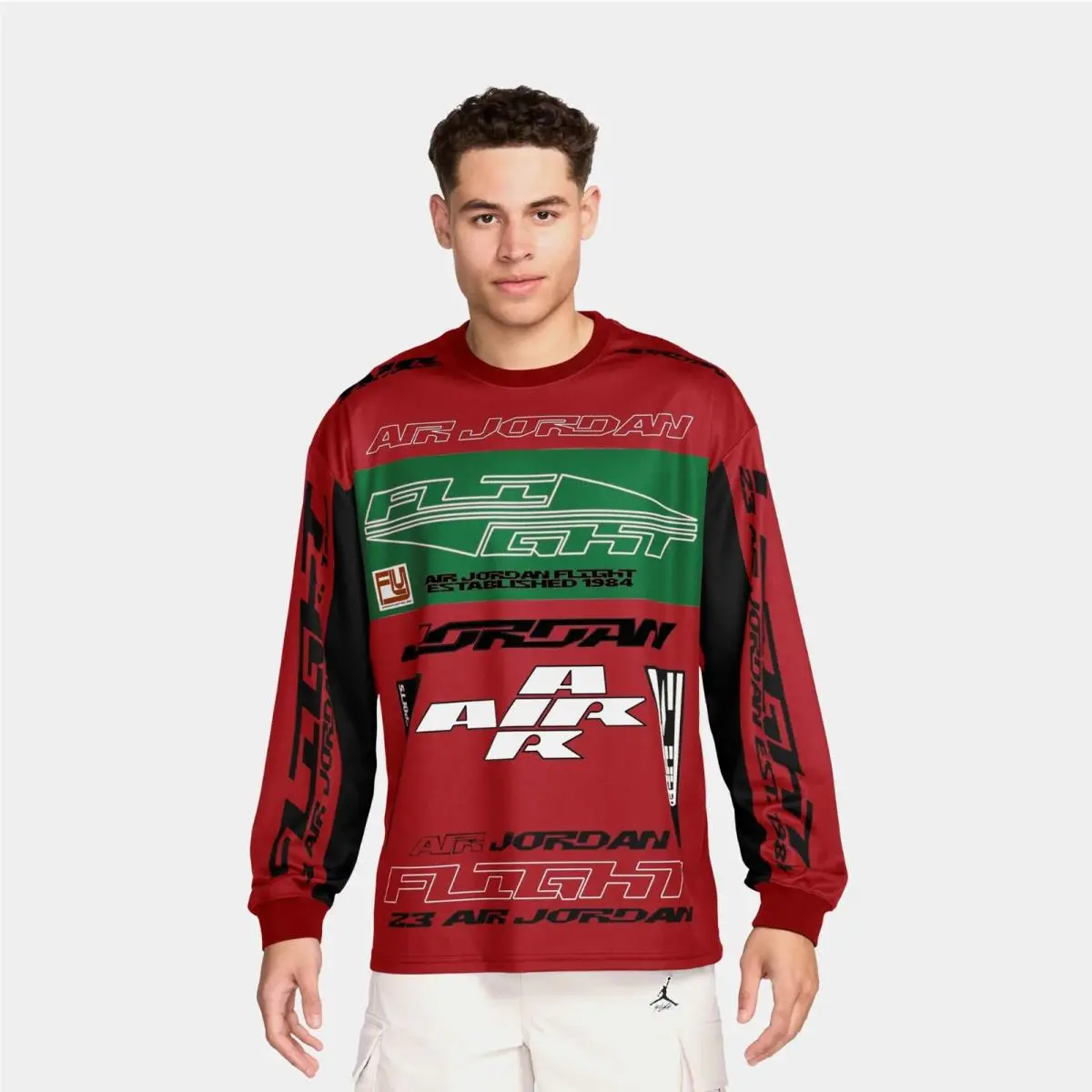 Nike clothing - Nike Air Jordan MVP Printed Top - FV7239-010 - Multicolor (UPC: 0197596694345) 0