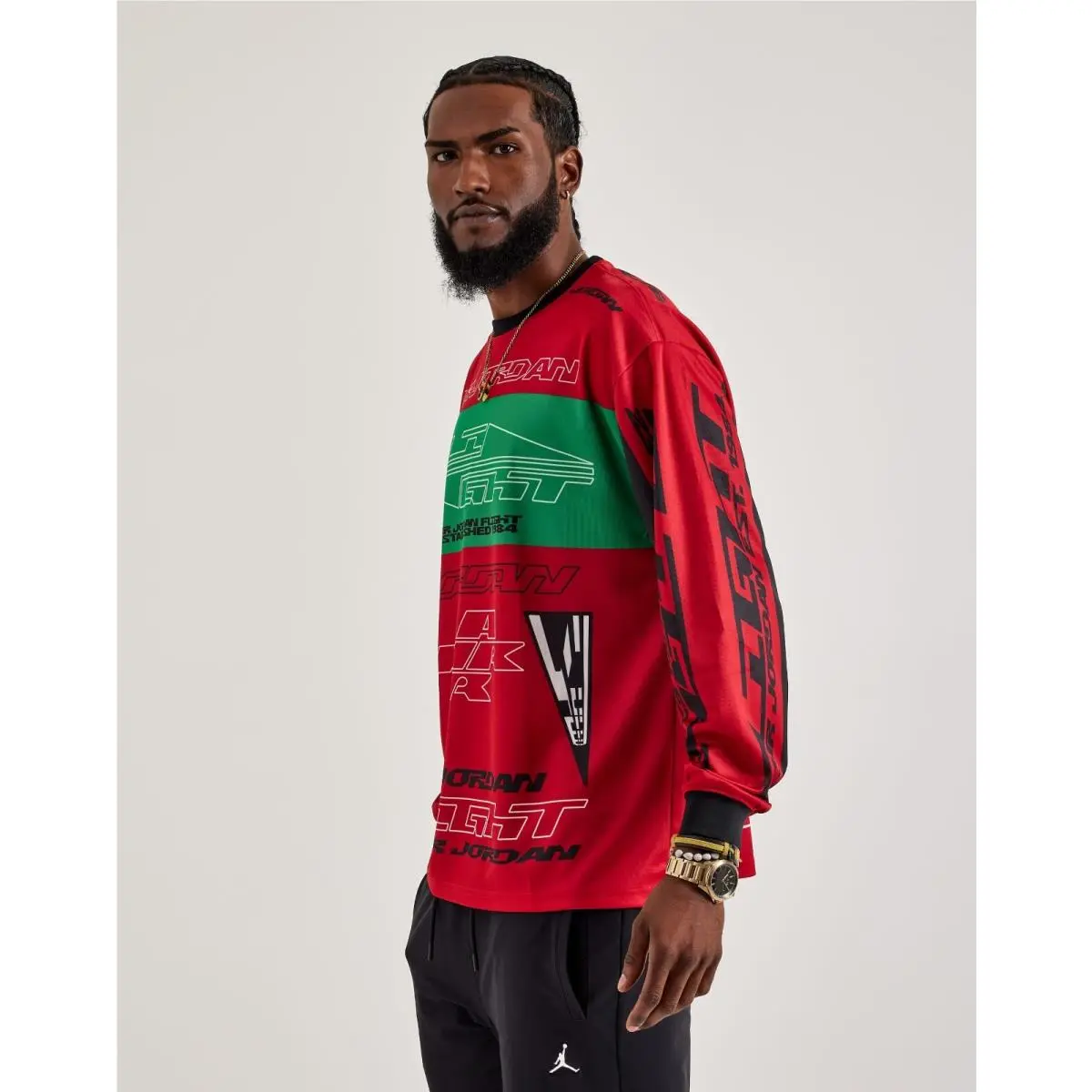 Nike clothing - Nike Air Jordan MVP Printed Top - FV7239-010 - Multicolor (UPC: 0197596694345) 4