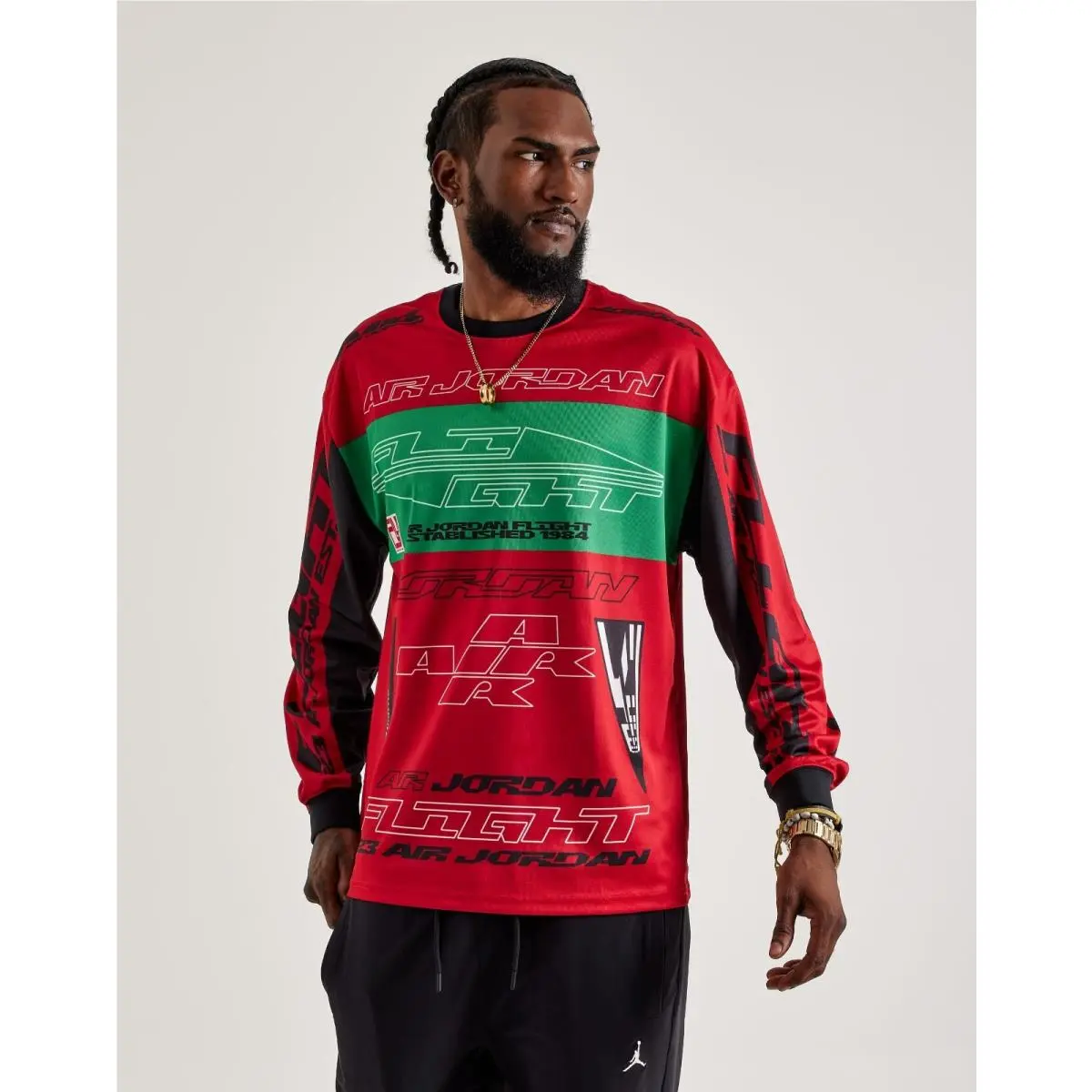 Nike clothing - Nike Air Jordan MVP Printed Top - FV7239-010 - Multicolor (UPC: 0197596694345) 6