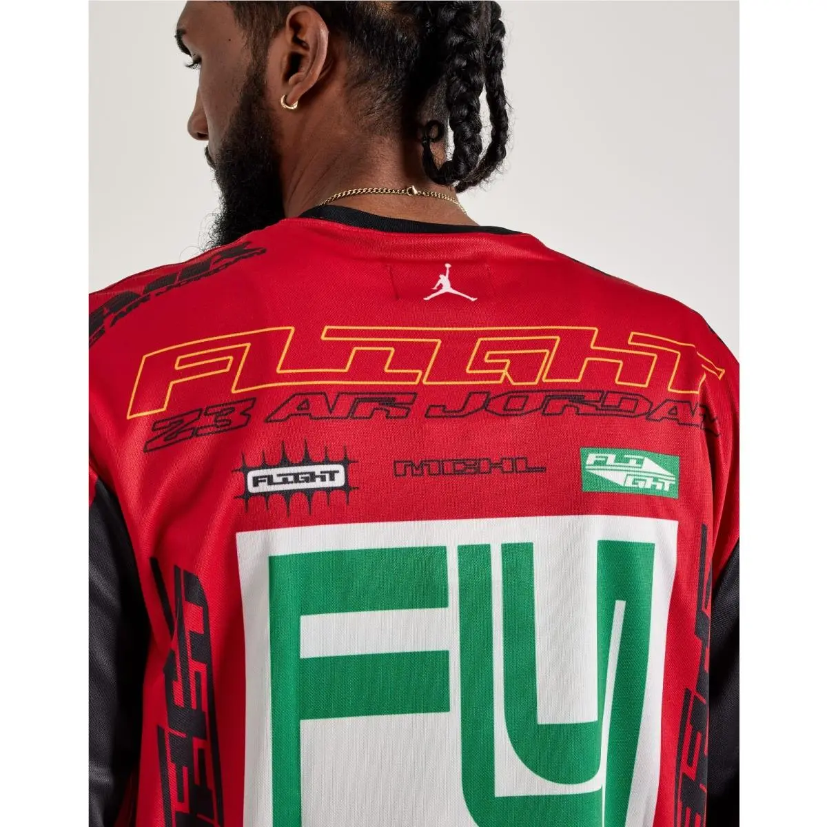 Nike clothing - Nike Air Jordan MVP Printed Top - FV7239-010 - Multicolor (UPC: 0197596694345) 2