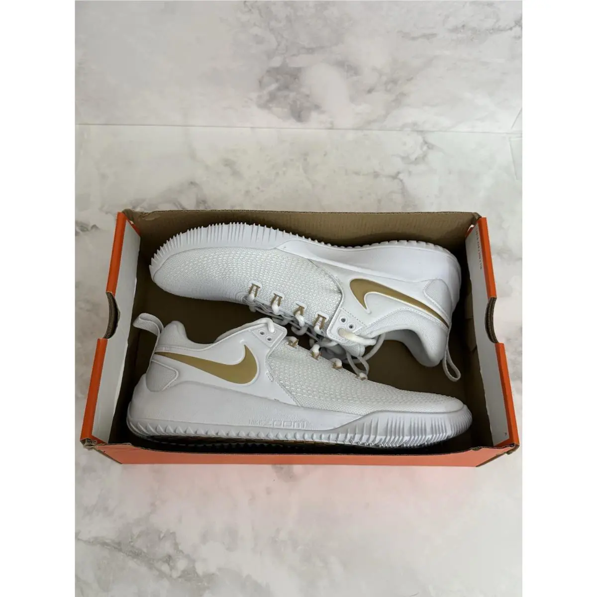 Nike shoes - Nike Air Zoom Hyperace 2 - DM8199-170 - White, Manufacturer: white/ metallic gold 6