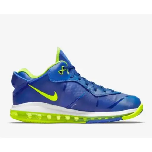 Nike Lebron Viii V/2 Low QS Sprite Treasure Blue/white DN1581-400 Men`s 14