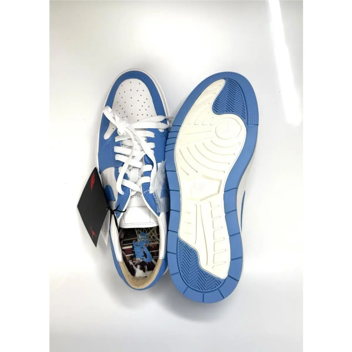 Nike shoes - Air Jordan 1 - Air - DQ3698-141 - Blue, Manufacturer: White/University Blue 2
