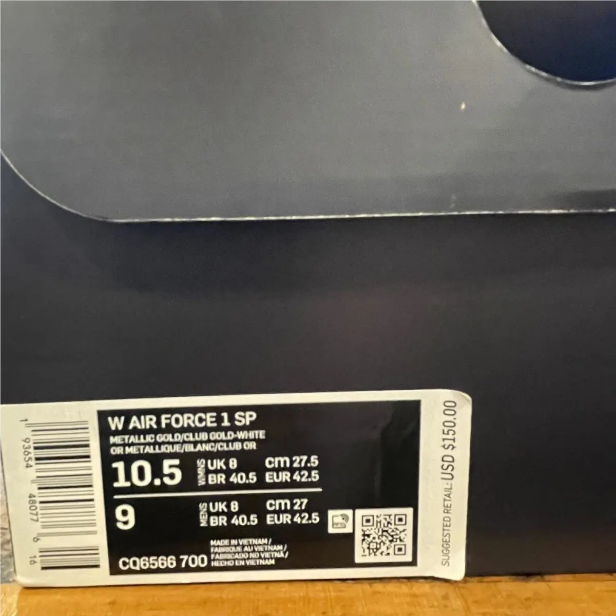 Nike shoes - Nike Air Force 1 - Air Force - CQ6566-700 - Gold (UPC: 0193654480776) 8