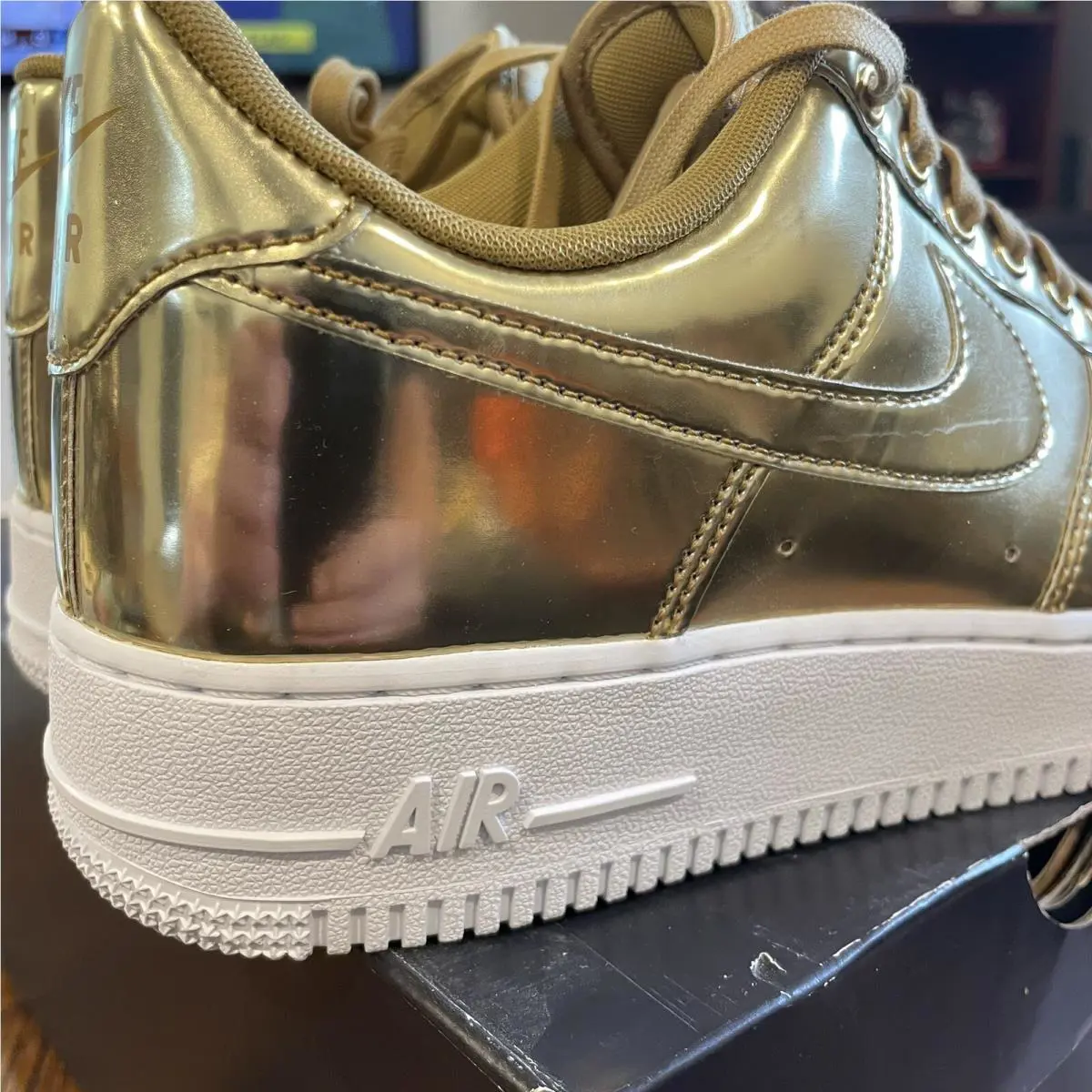 Nike shoes - Nike Air Force 1 - Air Force - CQ6566-700 - Gold (UPC: 0193654480776) 0