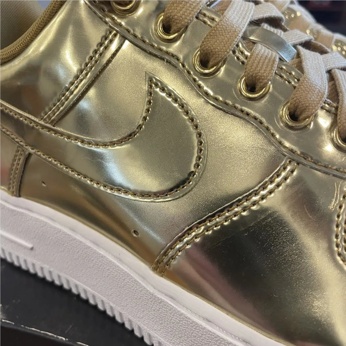 Nike shoes - Nike Air Force 1 - Air Force - CQ6566-700 - Gold (UPC: 0193654480776) 1