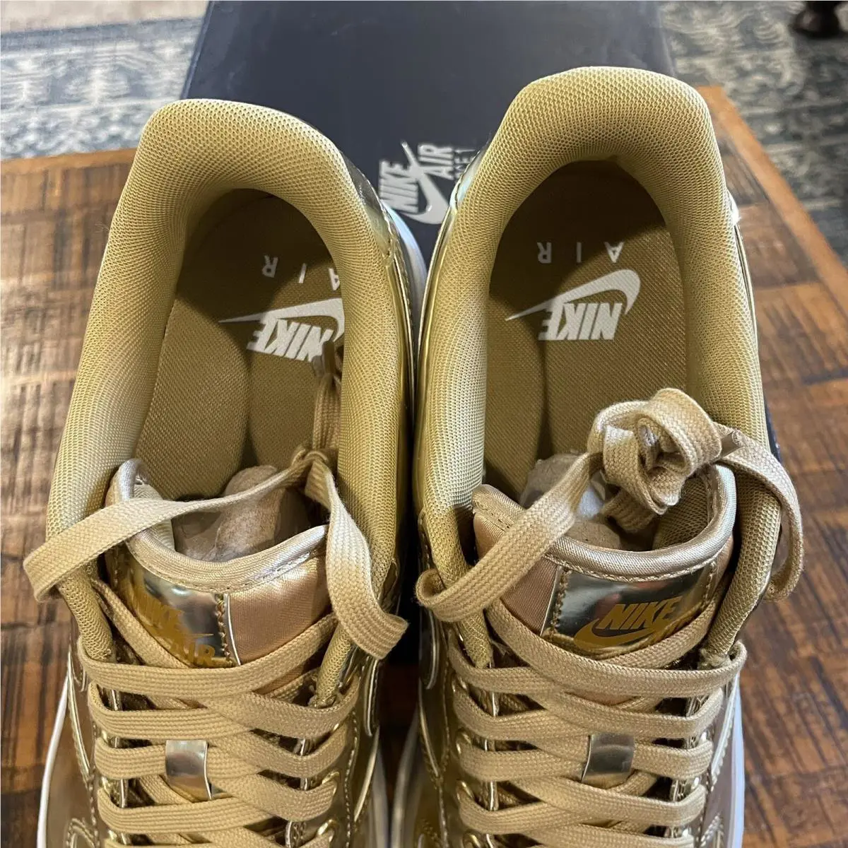 Nike shoes - Nike Air Force 1 - Air Force - CQ6566-700 - Gold (UPC: 0193654480776) 5
