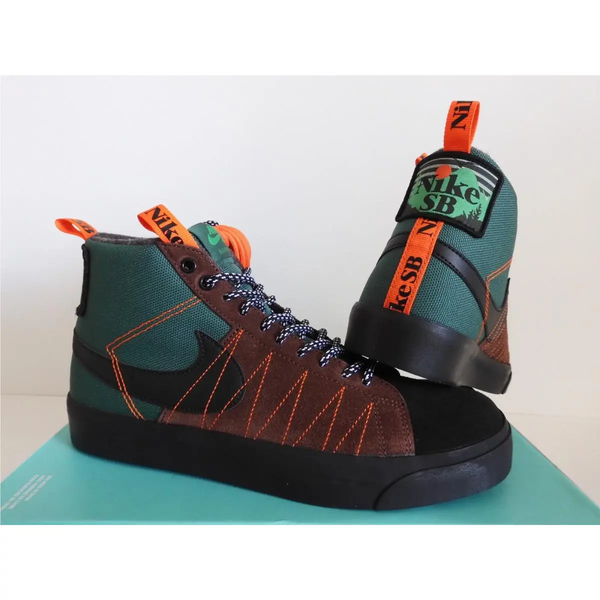 Nike shoes - Nike SB Zoom Blazer Mid - DC8903300 - Green (UPC: 195242392430) 0