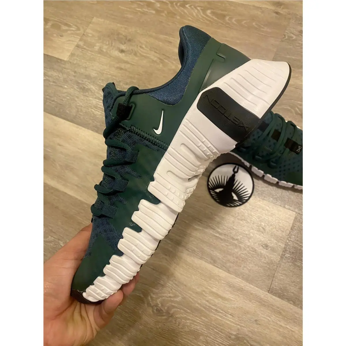 Nike shoes - Nike Free Metcon 5 TB - FN6616-300 - Pro Green/White/Black (UPC: 196607724385) 3