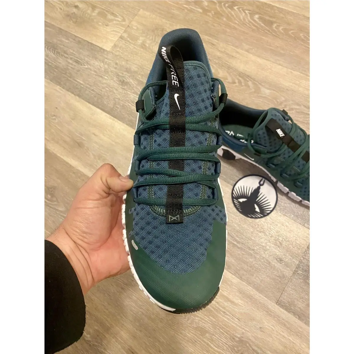Nike shoes - Nike Free Metcon 5 TB - FN6616-300 - Pro Green/White/Black (UPC: 196607724385) 4