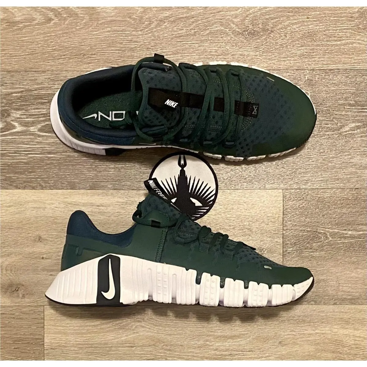 Nike shoes - Nike Free Metcon 5 TB - FN6616-300 - Pro Green/White/Black (UPC: 196607724385) 5