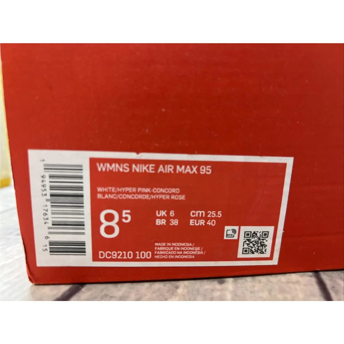 Nike shoes - Nike Air Max 95 - Air Max - DC9210-100 - White-Pink-Blue 10