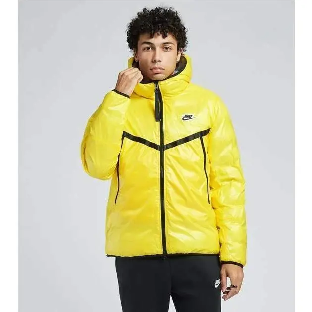 Nike clothing - Men $250 Nike Synthetic Fill Windrunner Jacket - CZ1508 735 - Yellow (UPC: 194494715271) 1