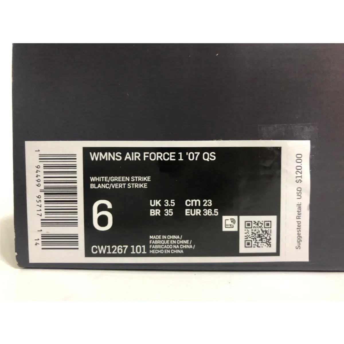 Nike shoes - Nike Air Force 1 - Air Force - CW1267-101 - White (UPC: 0194499957171) 4