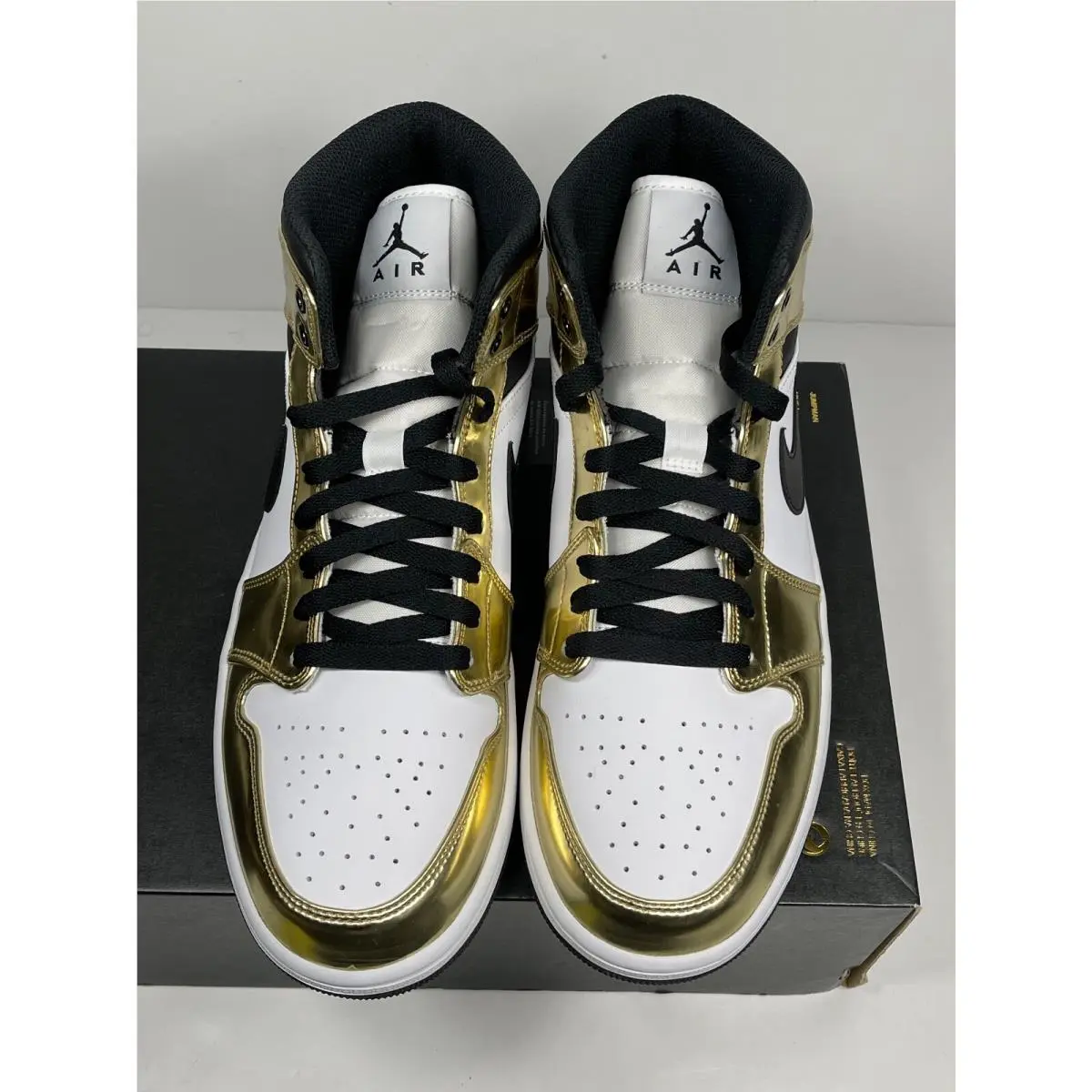 Nike shoes - Air Jordan 1 - Air - DC1419 700 - METALLIC GOLD BLACK WHITE (UPC: 194499975892) 3