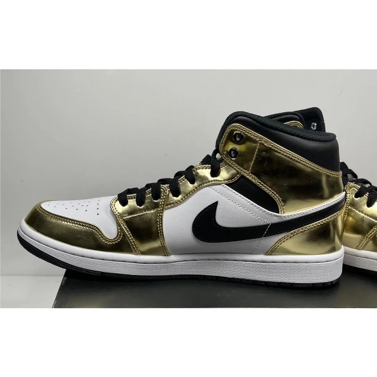 Nike shoes - Air Jordan 1 - Air - DC1419 700 - METALLIC GOLD BLACK WHITE (UPC: 194499975892) 5
