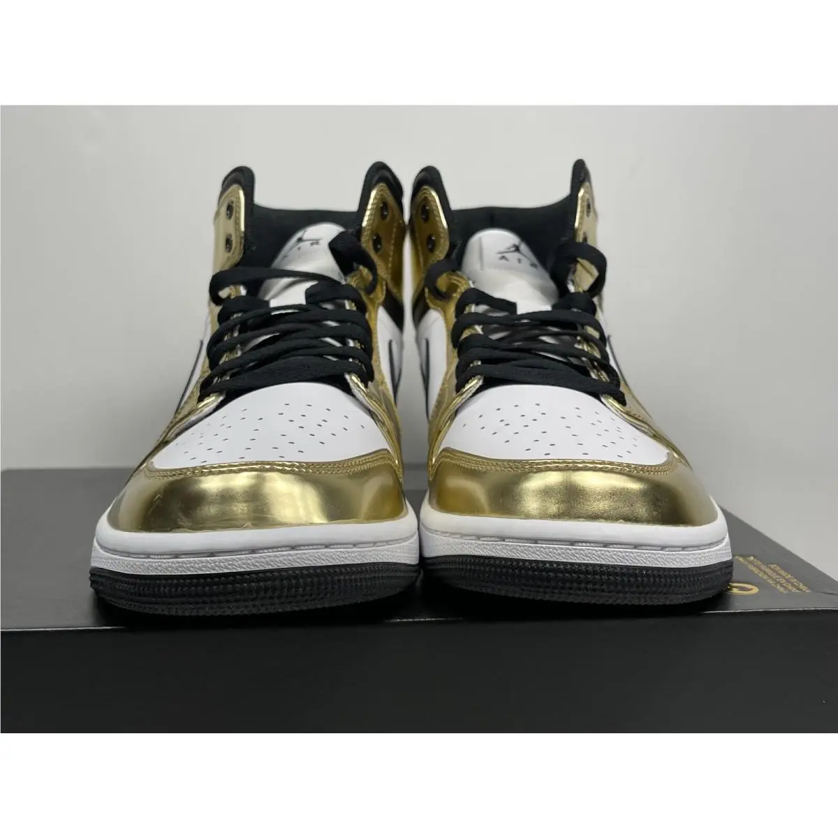 Nike shoes - Air Jordan 1 - Air - DC1419 700 - METALLIC GOLD BLACK WHITE (UPC: 194499975892) 4