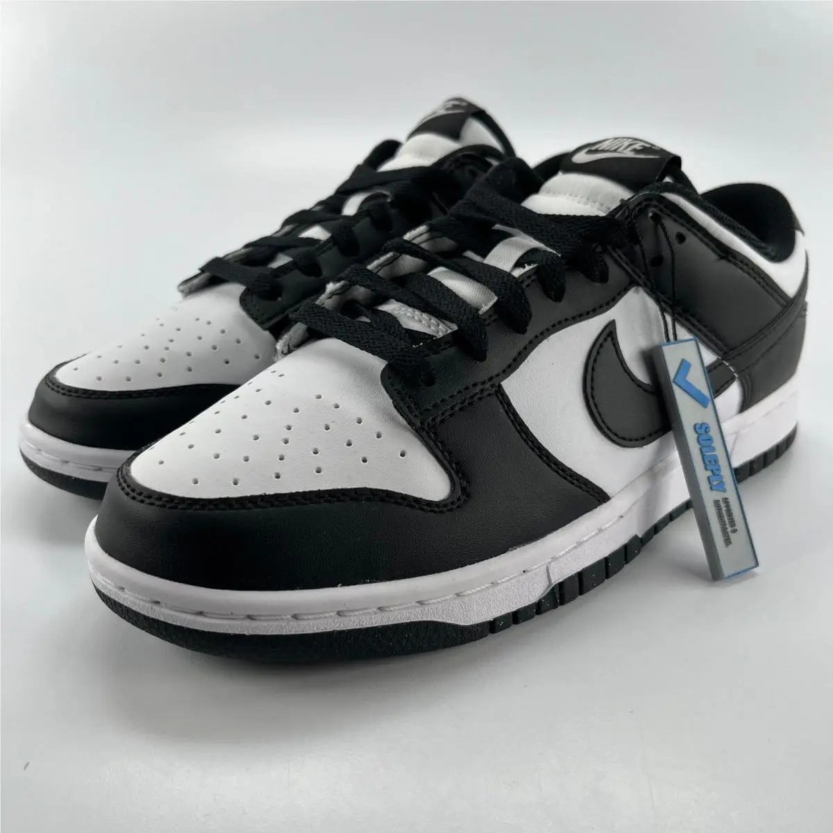 Nike Dunk Low Next Nature Panda White Black Womens Shoes DD1873-102 Size 8.5 - White