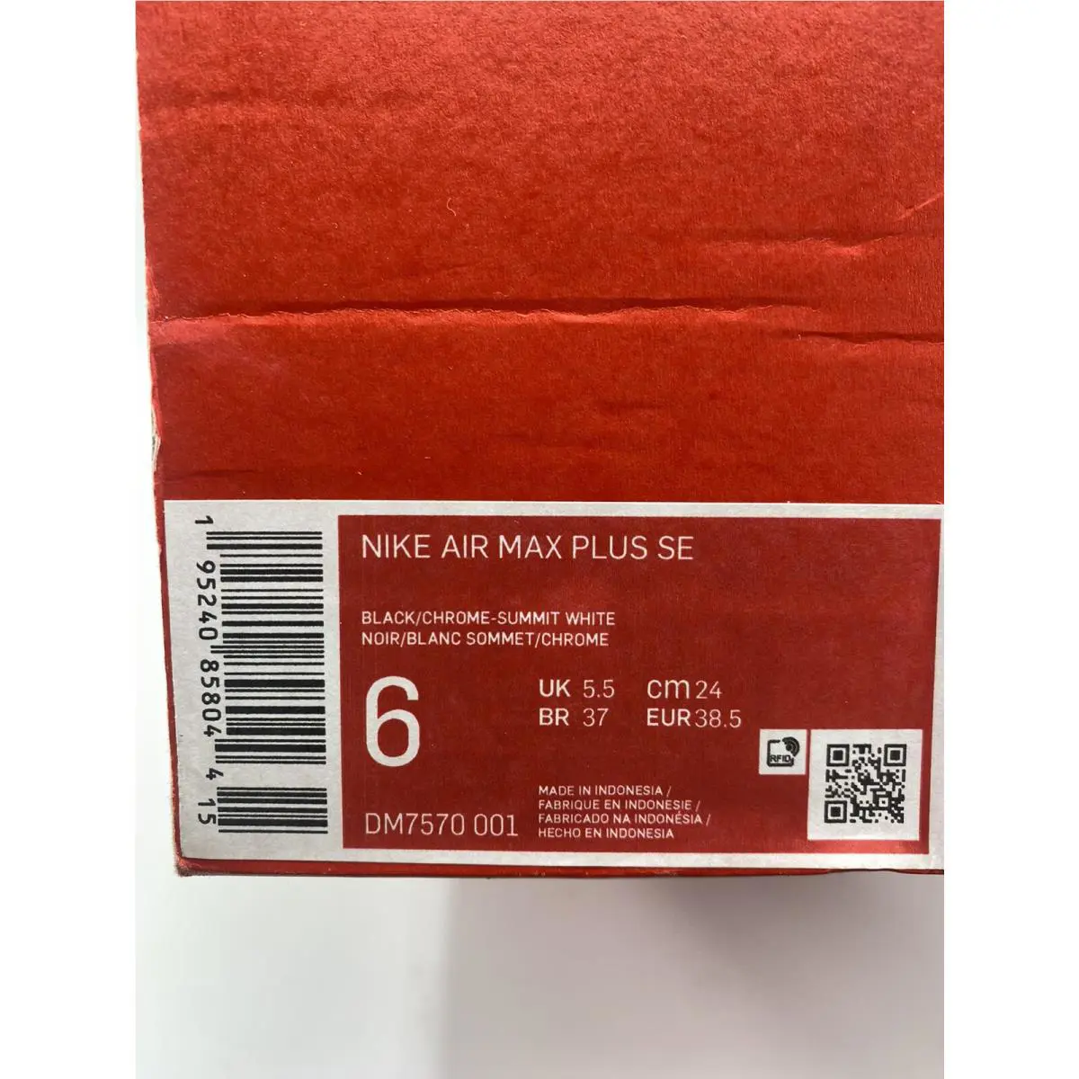 Nike shoes - Nike Air Max Plus - Air Max Plus - DM7570001 - Black (UPC: 195240858044) 6
