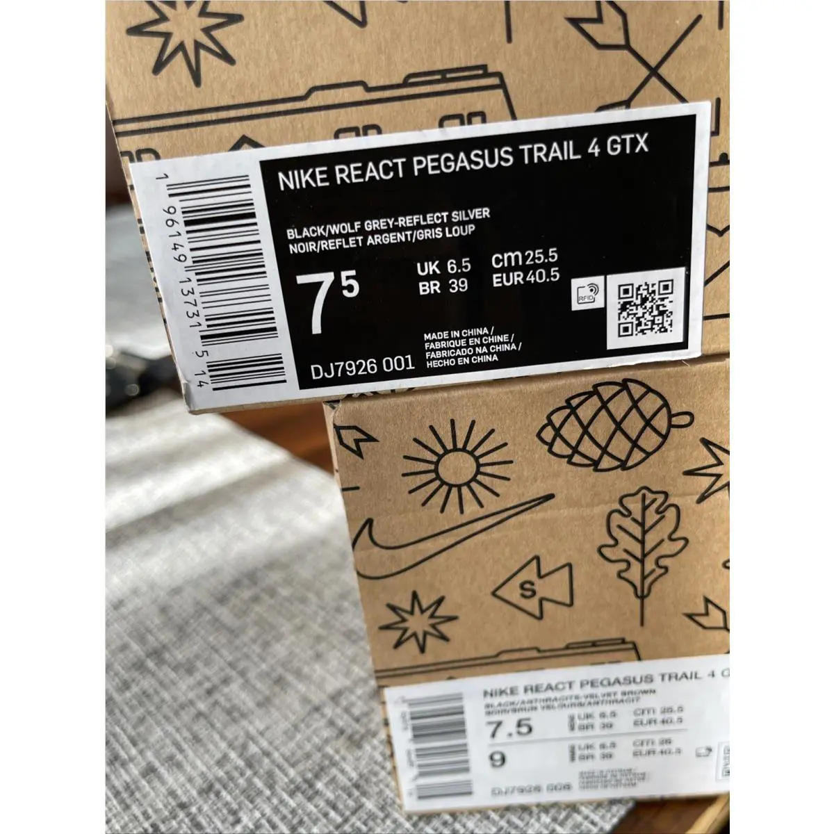 Nike shoes - Nike React Pegasus - React Pegasus - DJ7926-008 - Black 6
