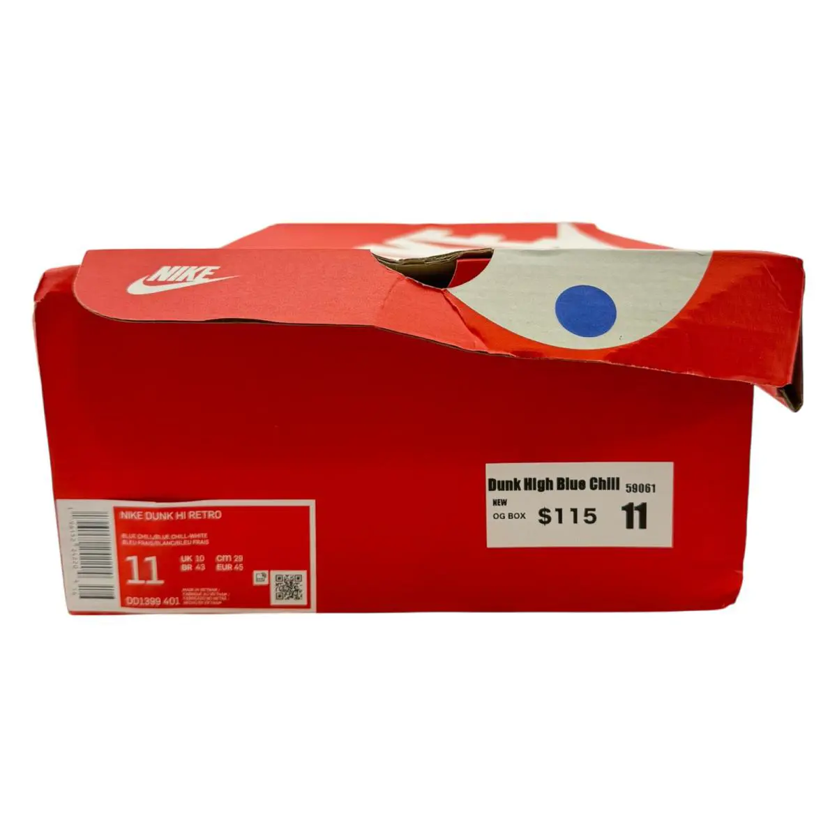 Nike shoes - Nike Dunk High - Dunk High - DD1399-401 - Blue 4