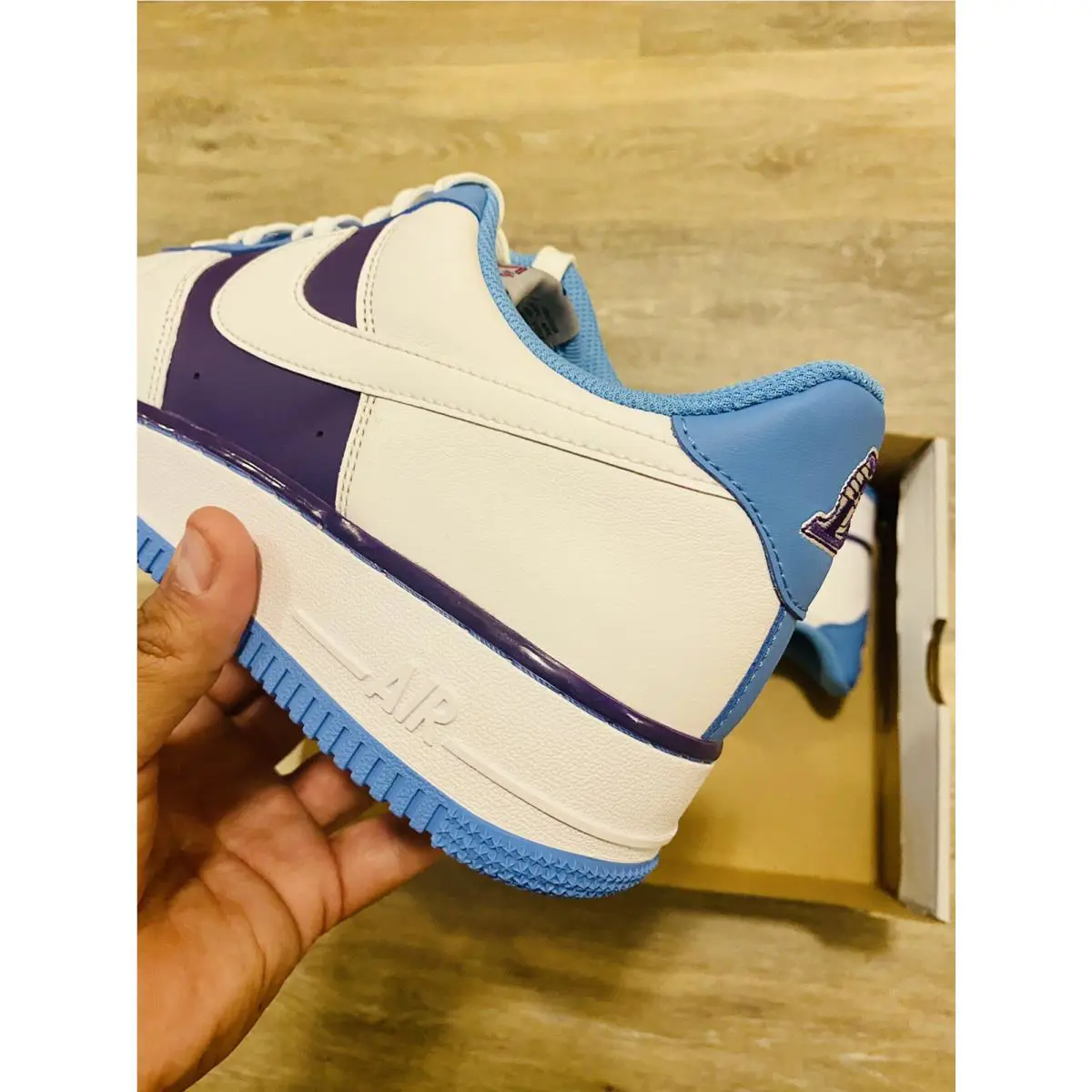 Nike shoes - Nike Air Force 1 `07 - DC8874-101 - White-Coast-Field Purple (UPC: 195243688716) 1