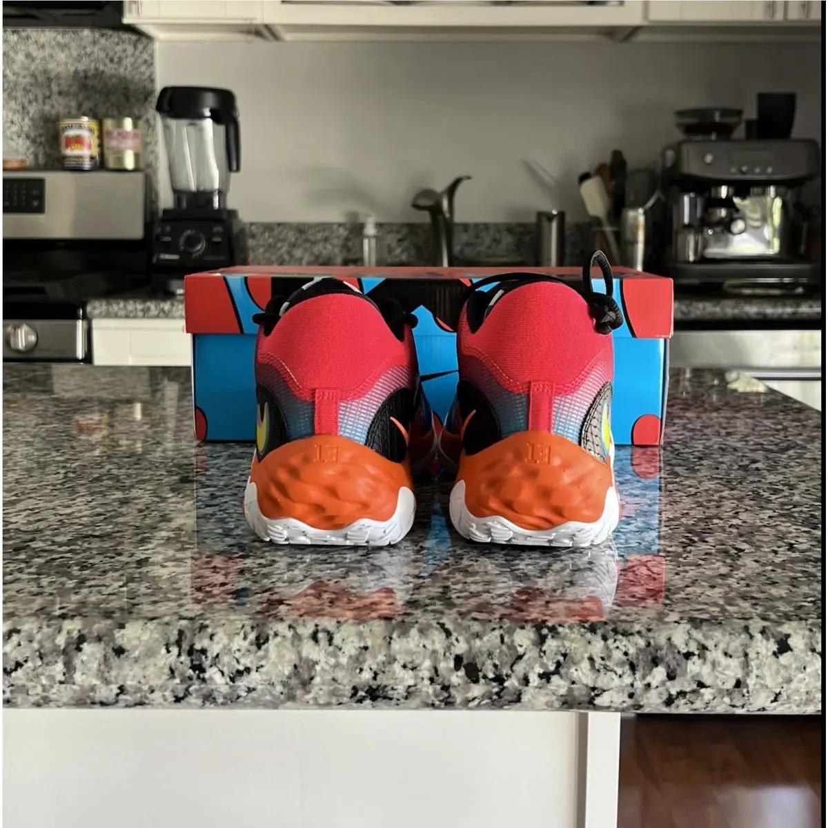 Nike shoes - PG 6 NRG - NRG - DH8446 400 - Orange, White And Blue 3