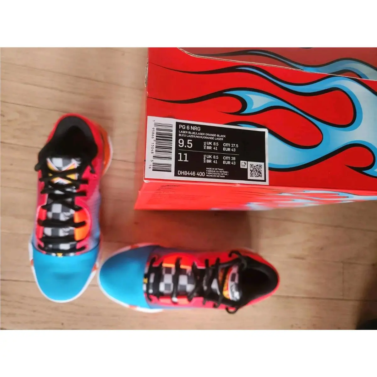 Nike shoes - Nike PG 6 - DH8446-400 - Orange, Manufacturer: Game Royal Blue (UPC: 195866150485) 13