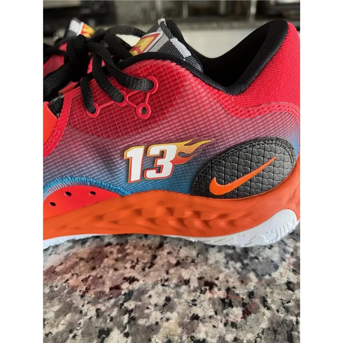 Nike shoes - PG 6 NRG - NRG - DH8446 400 - Orange, White And Blue 16