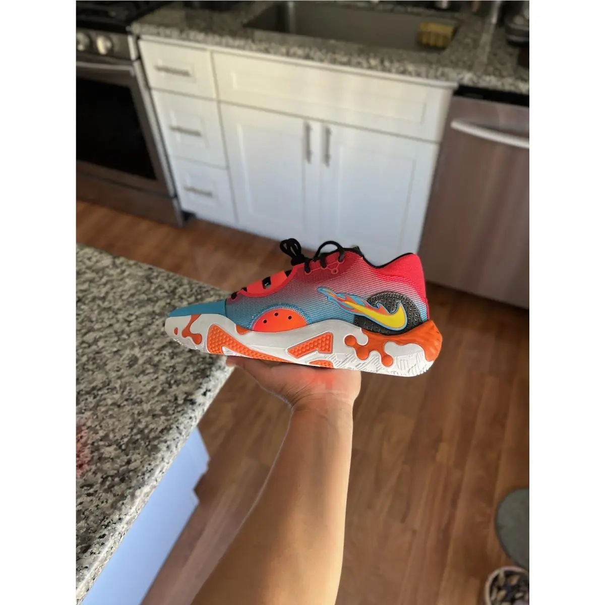 Nike shoes - PG 6 NRG - NRG - DH8446 400 - Orange, White And Blue 19