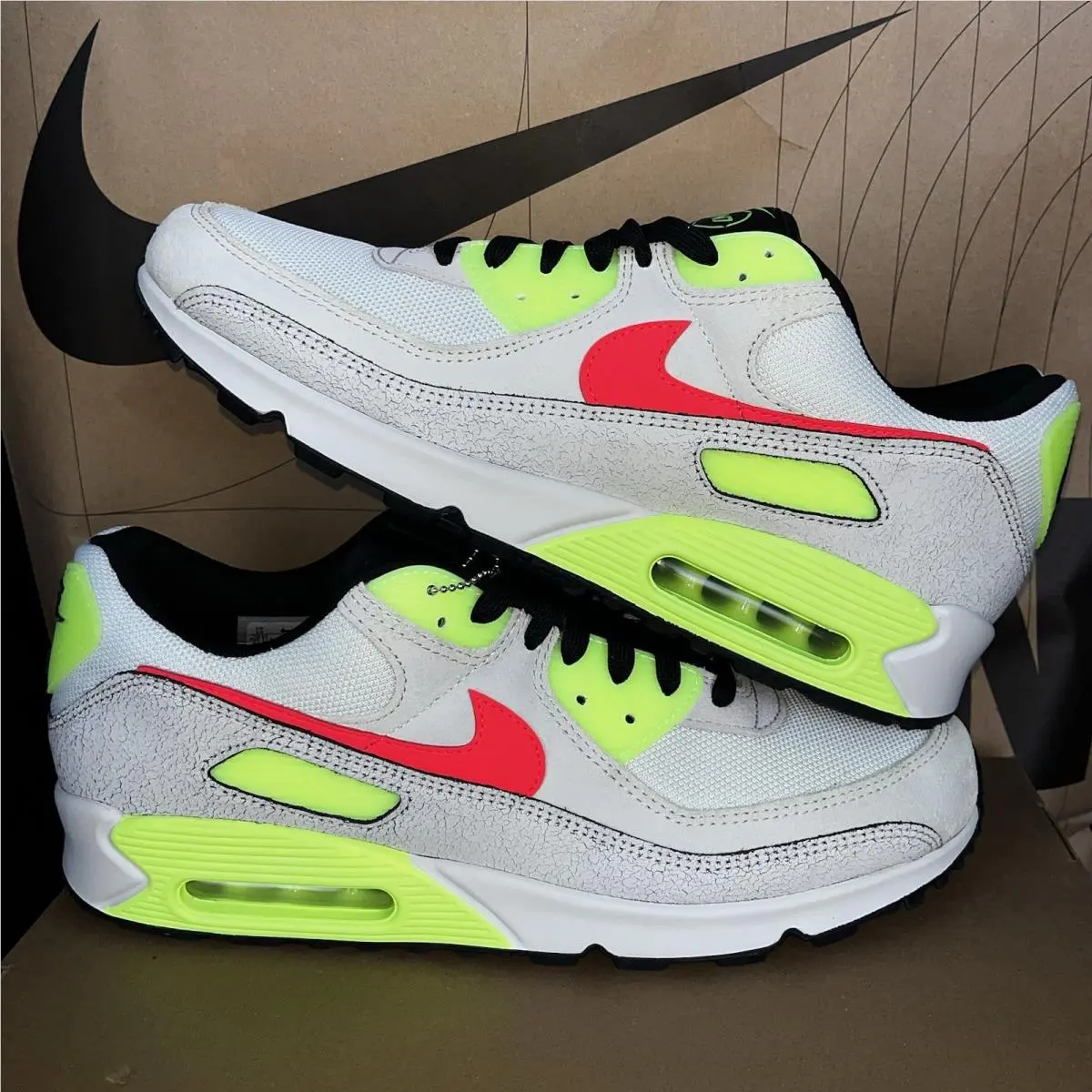 Nike Air Max 90 N7 Spruce Aura/flash Crimson Nby CV0264-001 Men’s Size 8.5