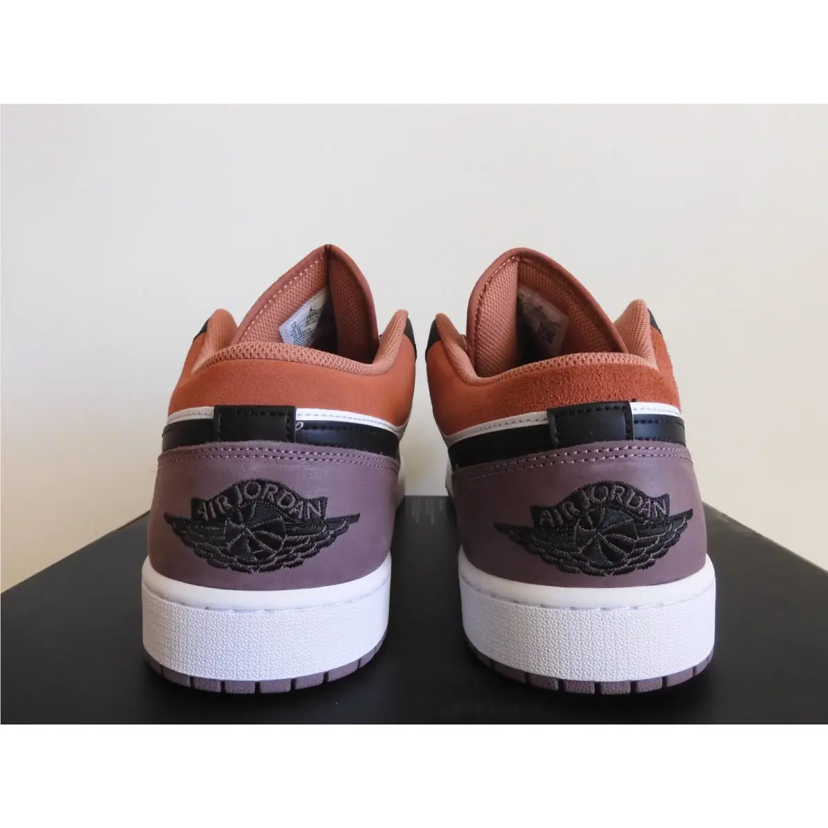 Nike shoes - Air Jordan 1 Low SE - FB9907-102 - White/Black-Sky J Orange-Sky J Mauve 3