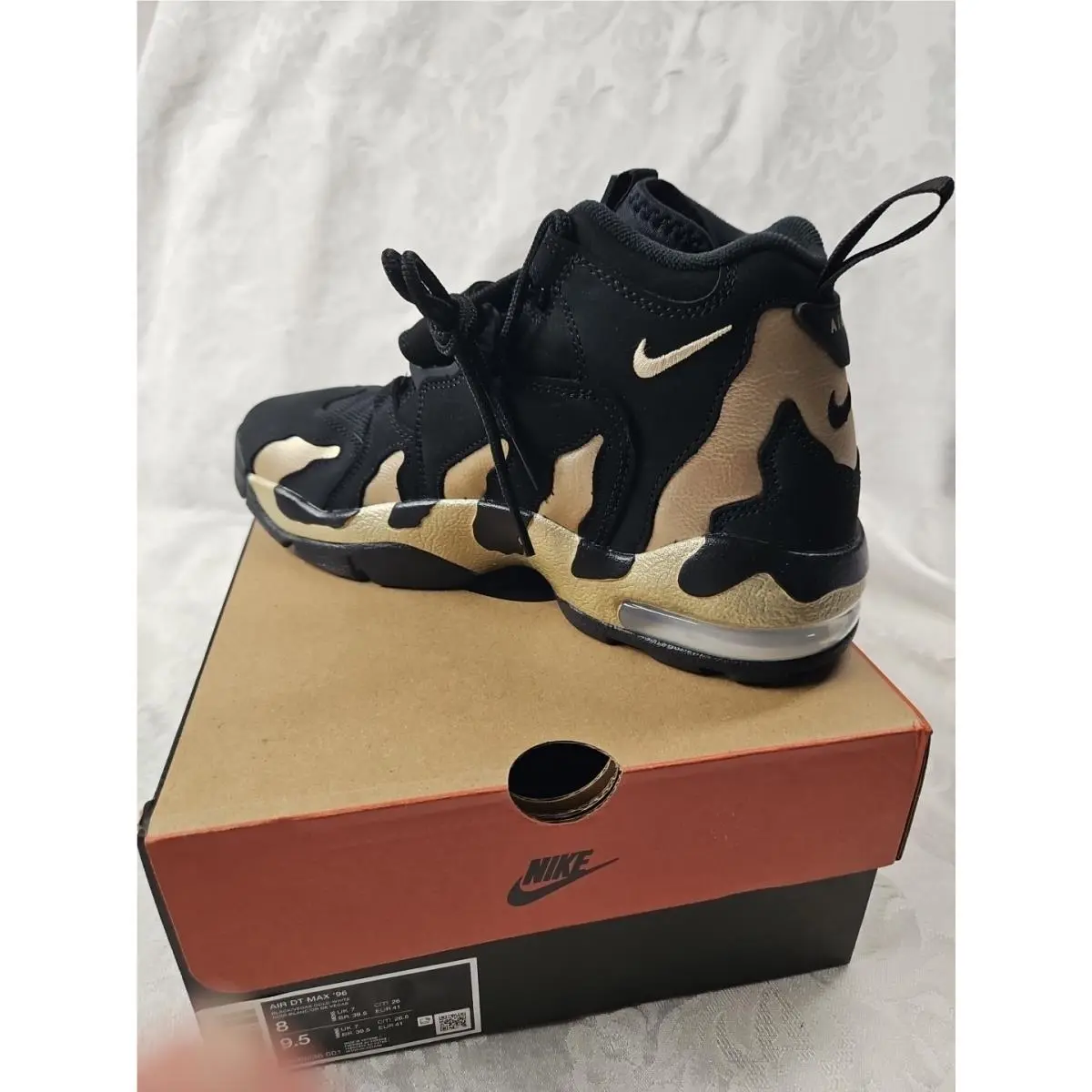 Nike shoes - Nike Air DT Max 96 - HM9236-001 - Black/Vegas Gold-White (UPC: 197599440109) 3