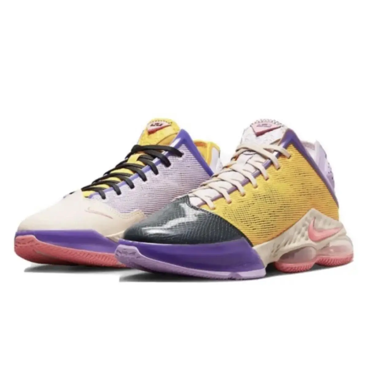 Nike Lebron Xix 19 Low Lilac-pink Gaze-dark Smoke Grey Mens SZ 14 DO9829-500 - Lilac
