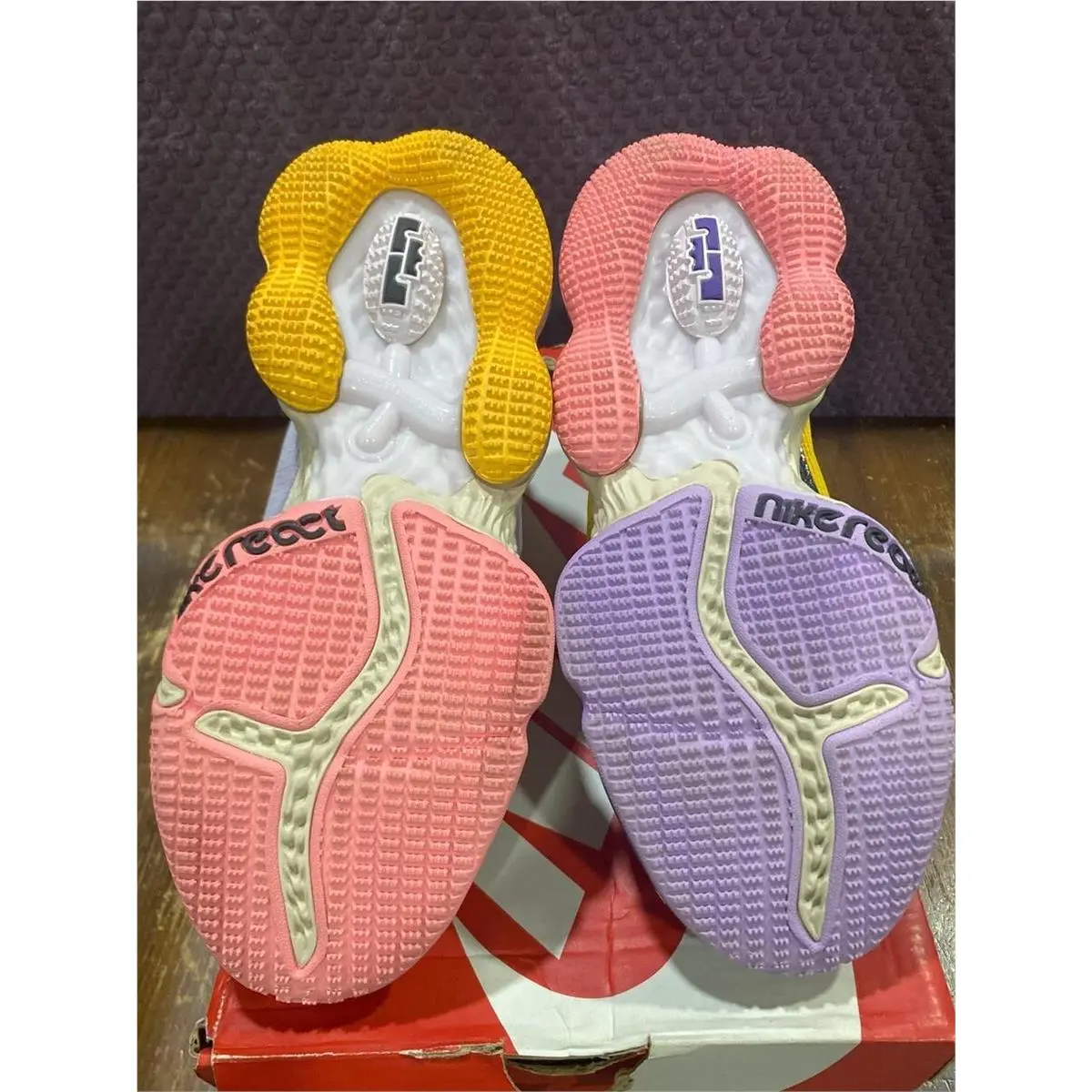 Nike shoes - Nike LeBron 19 - LeBron - DO9829-500 - Multicolor, Manufacturer: Lilac/Dark Smoke Grey/Pearl White/Pink Gaze 4