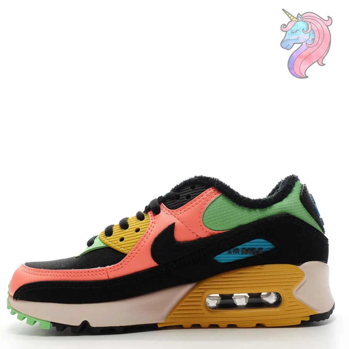 Nike shoes - Nike Air Max 90 - Air Max - CT1891-600 - Multicolor, Manufacturer: Atomic Pink Black Laser Blue 0