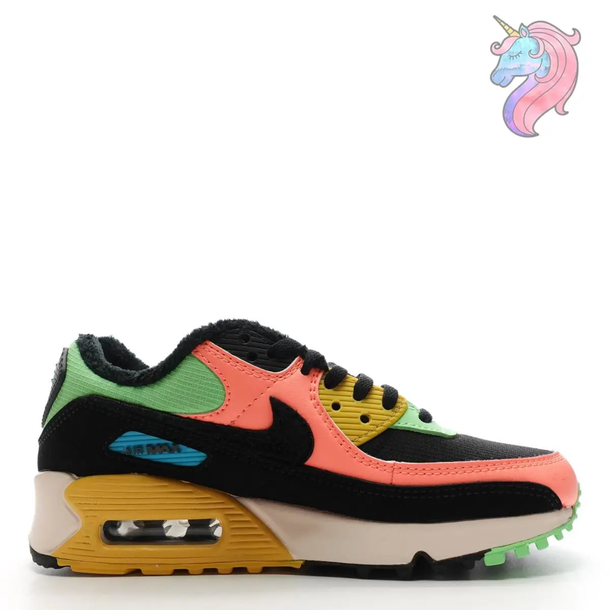 Nike shoes - Nike Air Max 90 - Air Max - CT1891-600 - Multicolor, Manufacturer: Atomic Pink Black Laser Blue 1