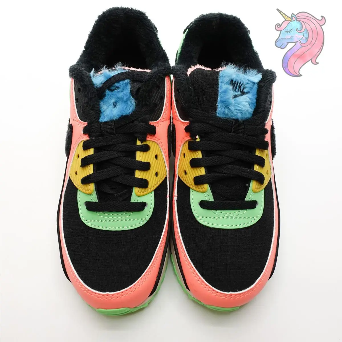 Nike shoes - Nike Air Max 90 - Air Max - CT1891-600 - Multicolor, Manufacturer: Atomic Pink Black Laser Blue 4