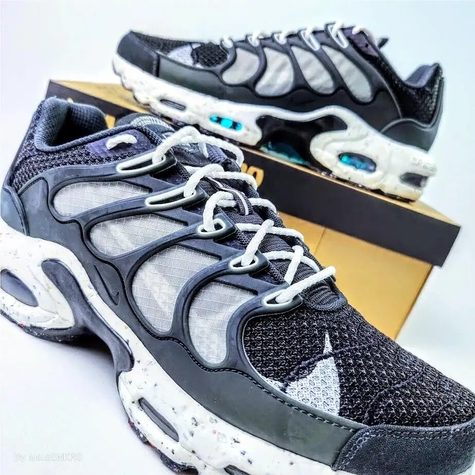 Nike Air Max Plus US 13 Men`s Black White Noir Retro Terrascape DN4590 001
