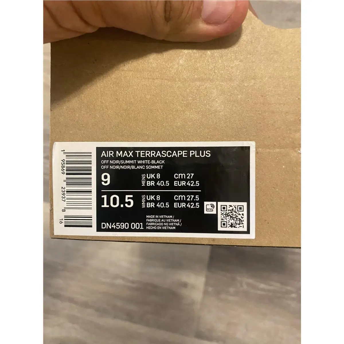 Nike shoes - Nike Air Max Terrascape - Air Max Terrascape - DN4590-001 - Black-Summit White (UPC: 195869239378) 10
