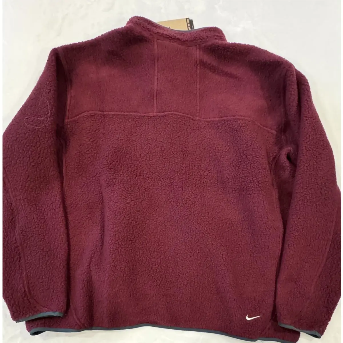 Nike clothing - Nike ACG Sherpa Arctic Wolf Full Zip Polartec Fleece Top - FN0372-681 - Burgundy, Manufacturer: Night Maroon/Deep Jungle/Summit White (UPC: 196969100209) 0