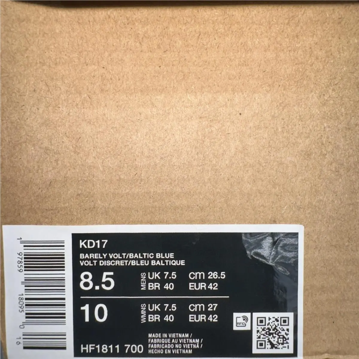 Nike shoes - Nike KD 17 - Hf1811-700 - Blue 4