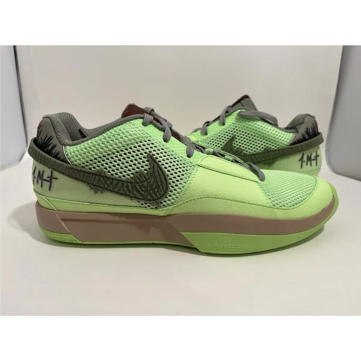 Nike shoes - Nike Ja 1 - FD6565-300 - Green, Manufacturer: Lime Blast/Oil Green/Black/Hemp/Cacao Wow 1
