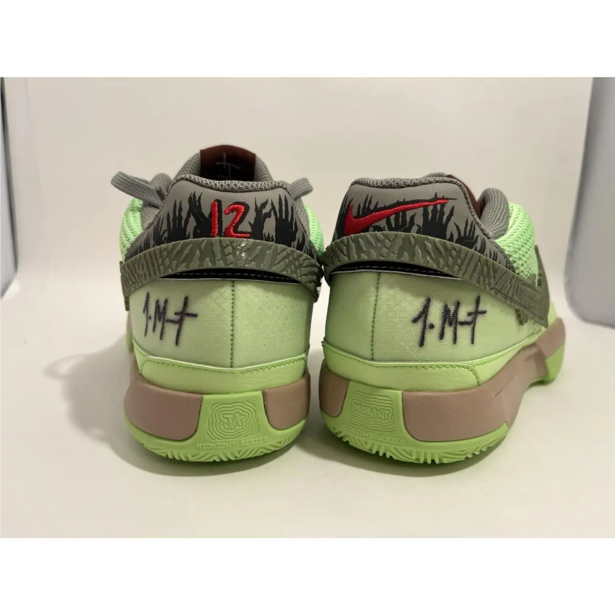 Nike shoes - Nike Ja 1 - FD6565-300 - Green, Manufacturer: Lime Blast/Oil Green/Black/Hemp/Cacao Wow 2