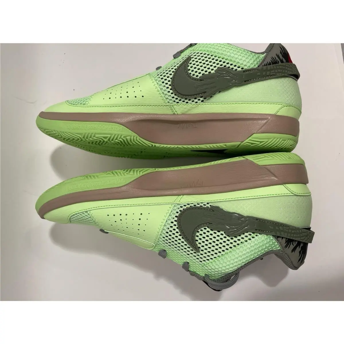 Nike shoes - Nike Ja 1 - FD6565-300 - Green, Manufacturer: Lime Blast/Oil Green/Black/Hemp/Cacao Wow 3