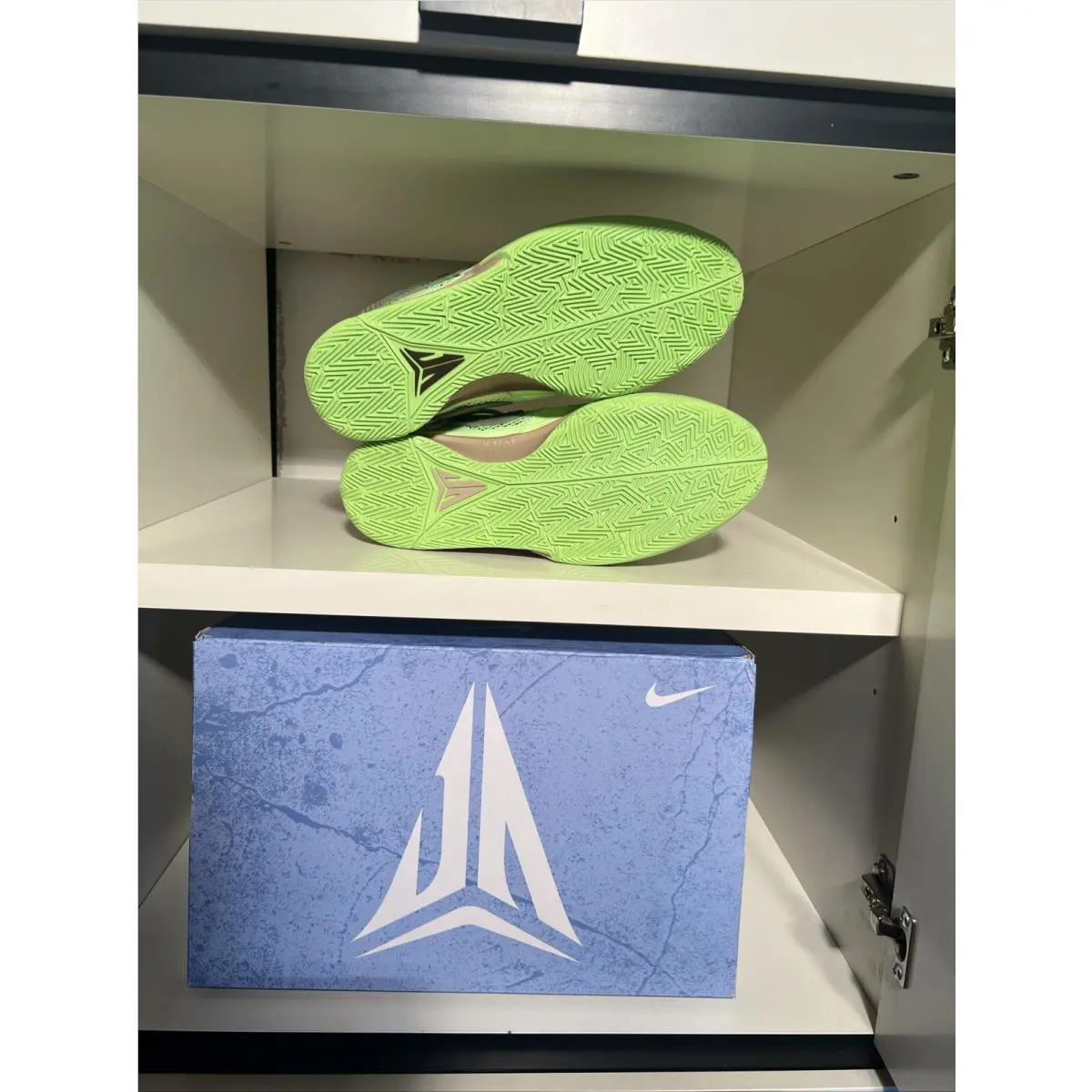 Nike shoes - Nike Ja 1 - FD6565-300 - Green, Manufacturer: Lime Blast/Oil Green/Black/Hemp/Cacao Wow 9