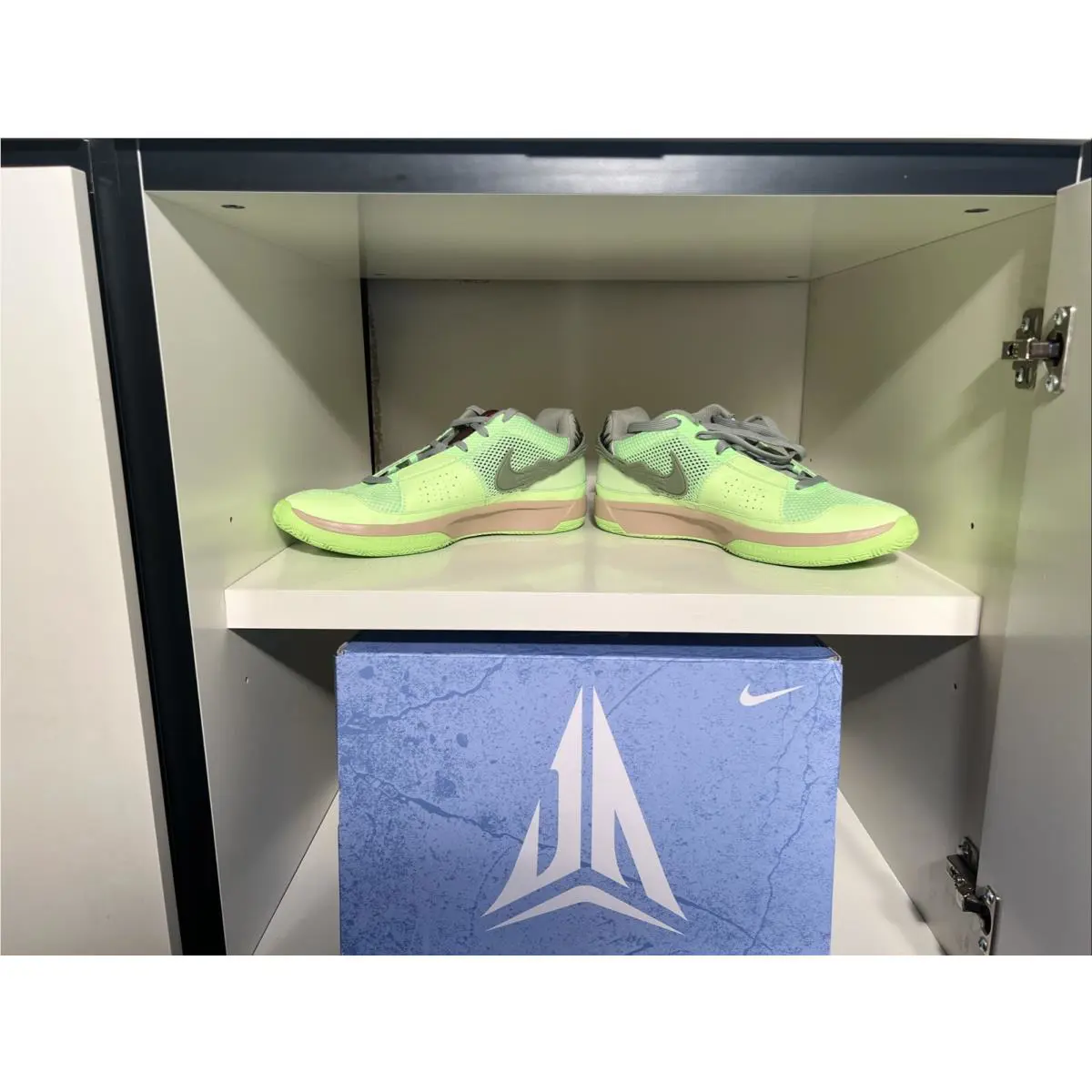 Nike shoes - Nike Ja 1 - FD6565-300 - Green, Manufacturer: Lime Blast/Oil Green/Black/Hemp/Cacao Wow 1