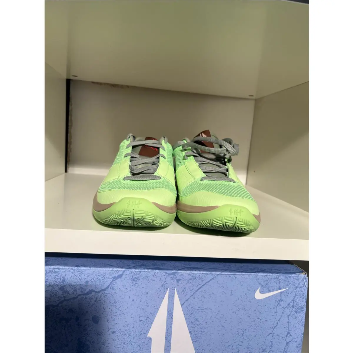 Nike shoes - Nike Ja 1 - FD6565-300 - Green, Manufacturer: Lime Blast/Oil Green/Black/Hemp/Cacao Wow 2