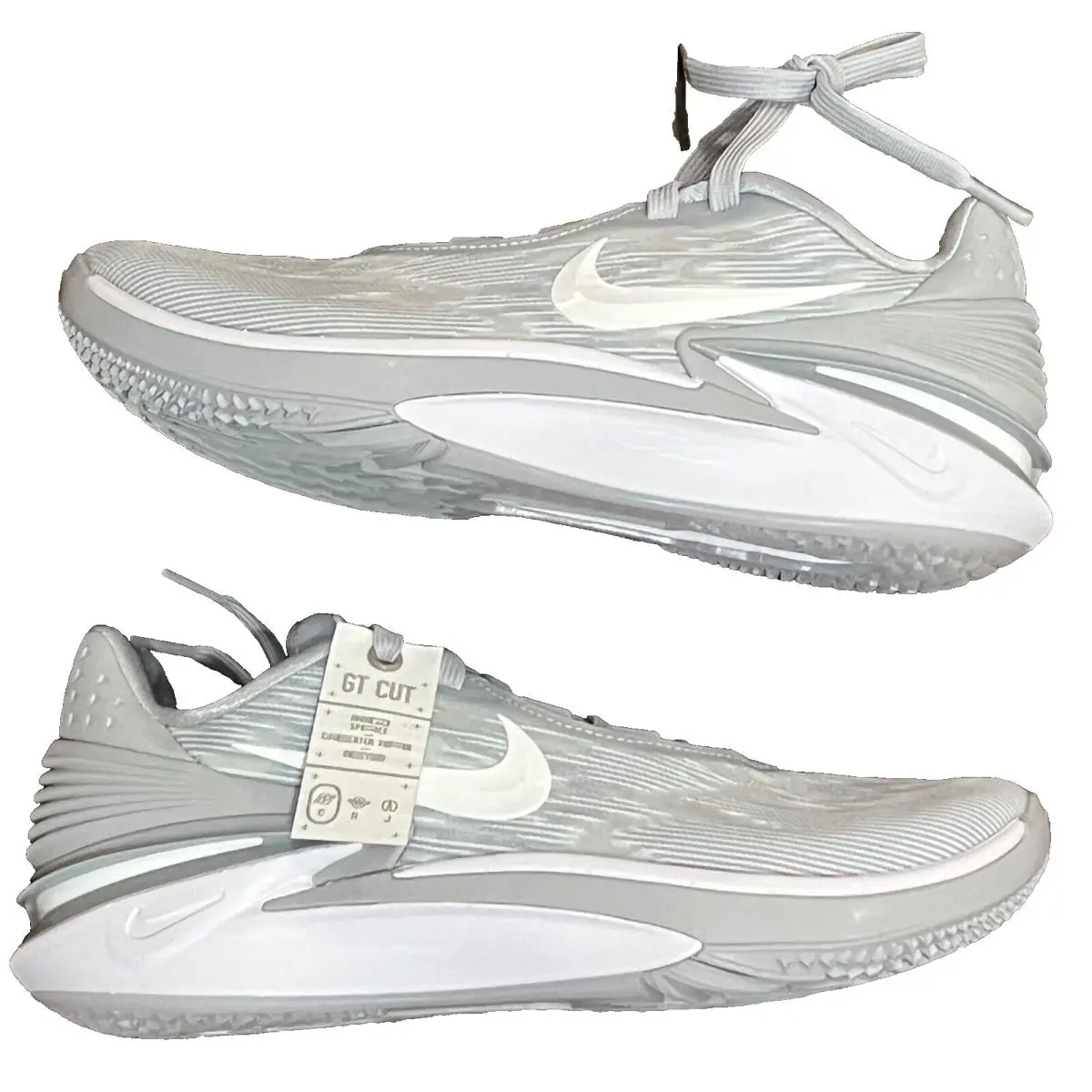 Nike Air Zoom G.t. Cut 2 Basketball Shoe Wolf Grey Mens 8 Wom 9.5